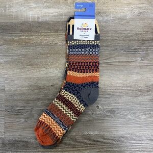 Solmate Unisex Multicolor Crew Socks-size XL (W:12+ M:12-14) *NEW w/ tags*